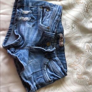 Jean shorts